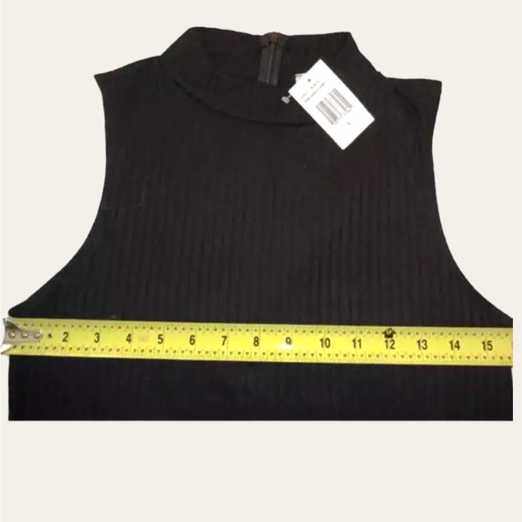 The Vanity Room Skinny Ribbed Jumpsuit Small Mock Neck Sleeveless Skinny Leg NWT - Picture 6 of 13